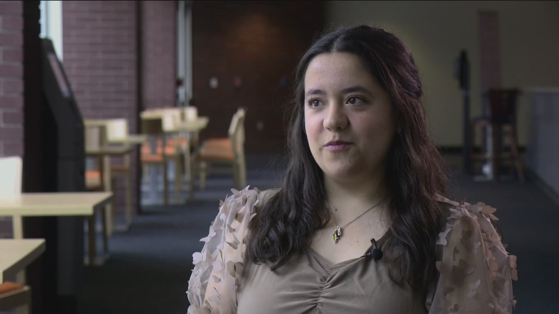 Andrea Terés-Martinez was honored as a Top 10 Scholar at Boise State University. She also was first to receive a scholarship established by former KTVB staffers.