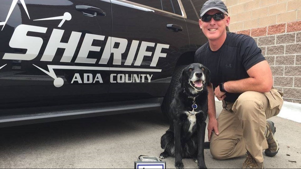 Ada County Sheriff's Office mourns death of retired K9 'Nate'