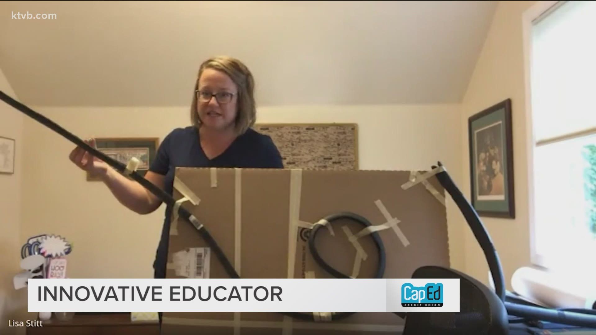 Lisa Stitt taught in the classroom for two decades, but this year made the switch to teaching in the brand new Boise Online School in the Boise School District.