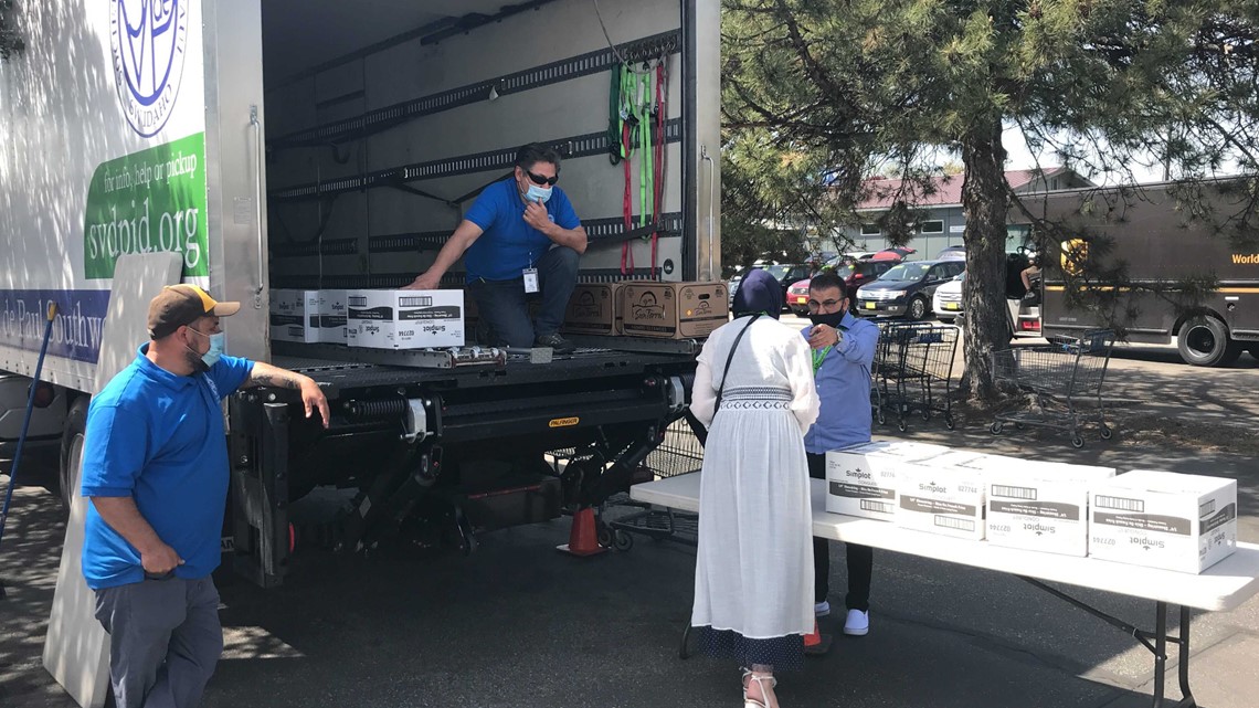 St. Vincent de Paul hosts mobile food pantry at new Boise office - Vimarsana News
