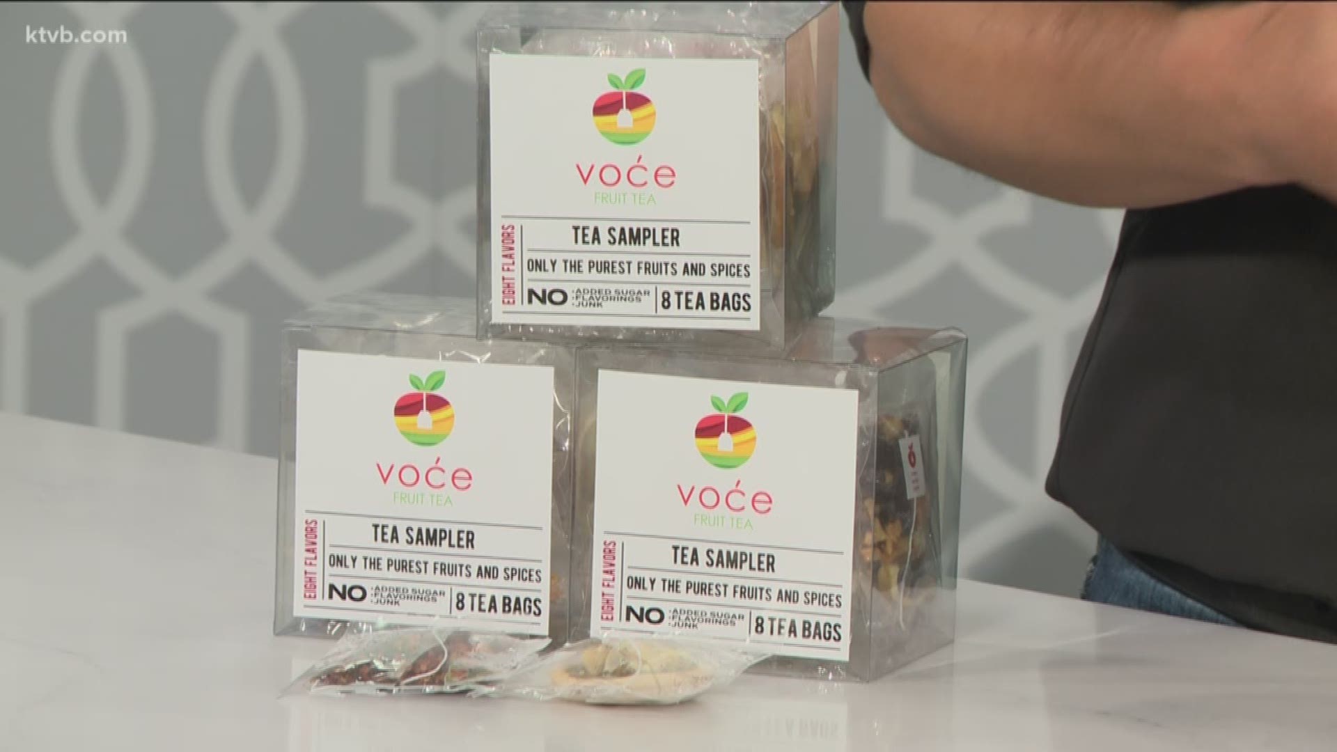 Jeff Snyder-Reinke, the creator of Voce Teas, talks with Dee Sarton about his product.