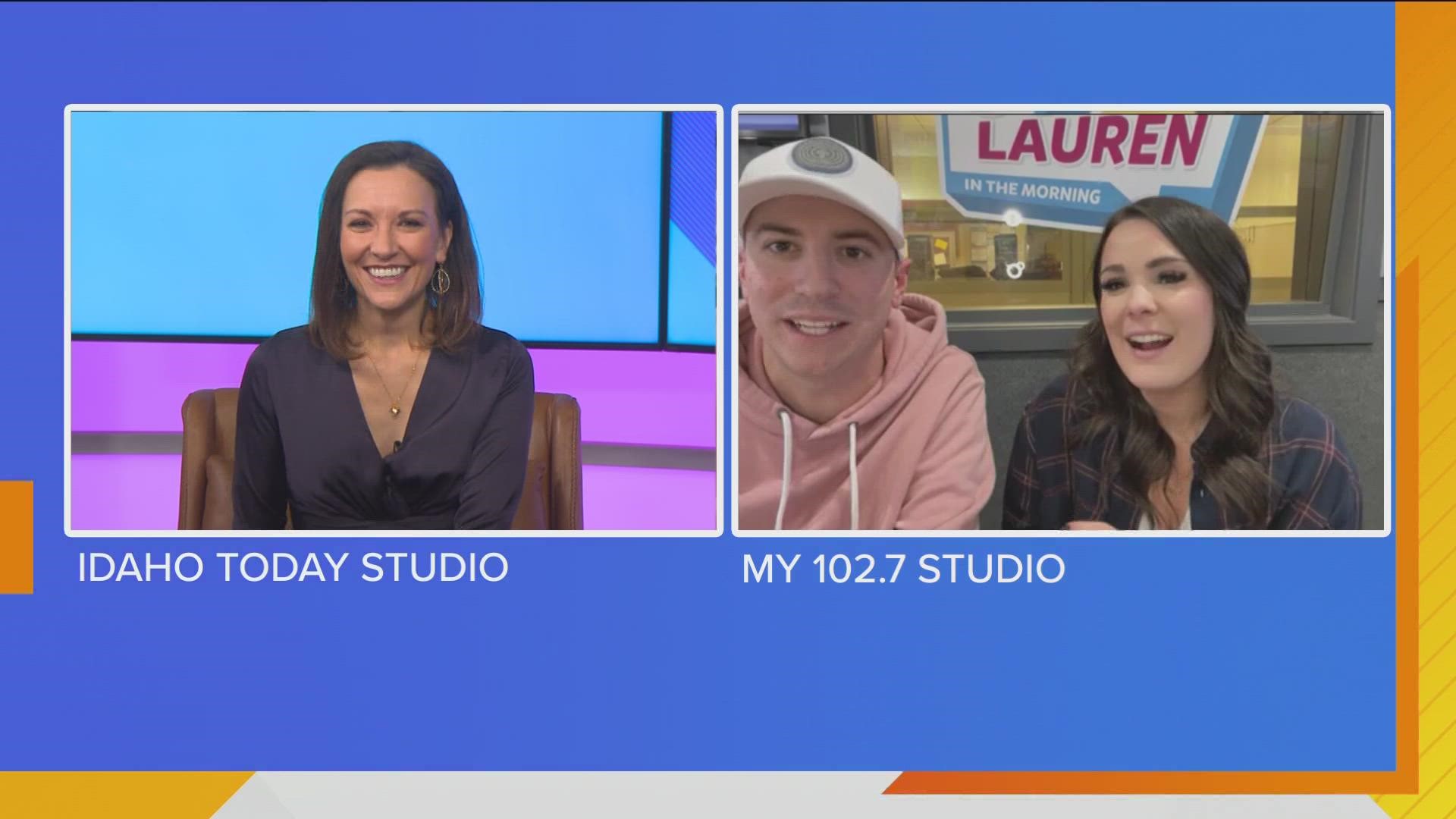 Mellisa checks in with Joey and Lauren from Joey & Lauren in the morning on My 102.7.