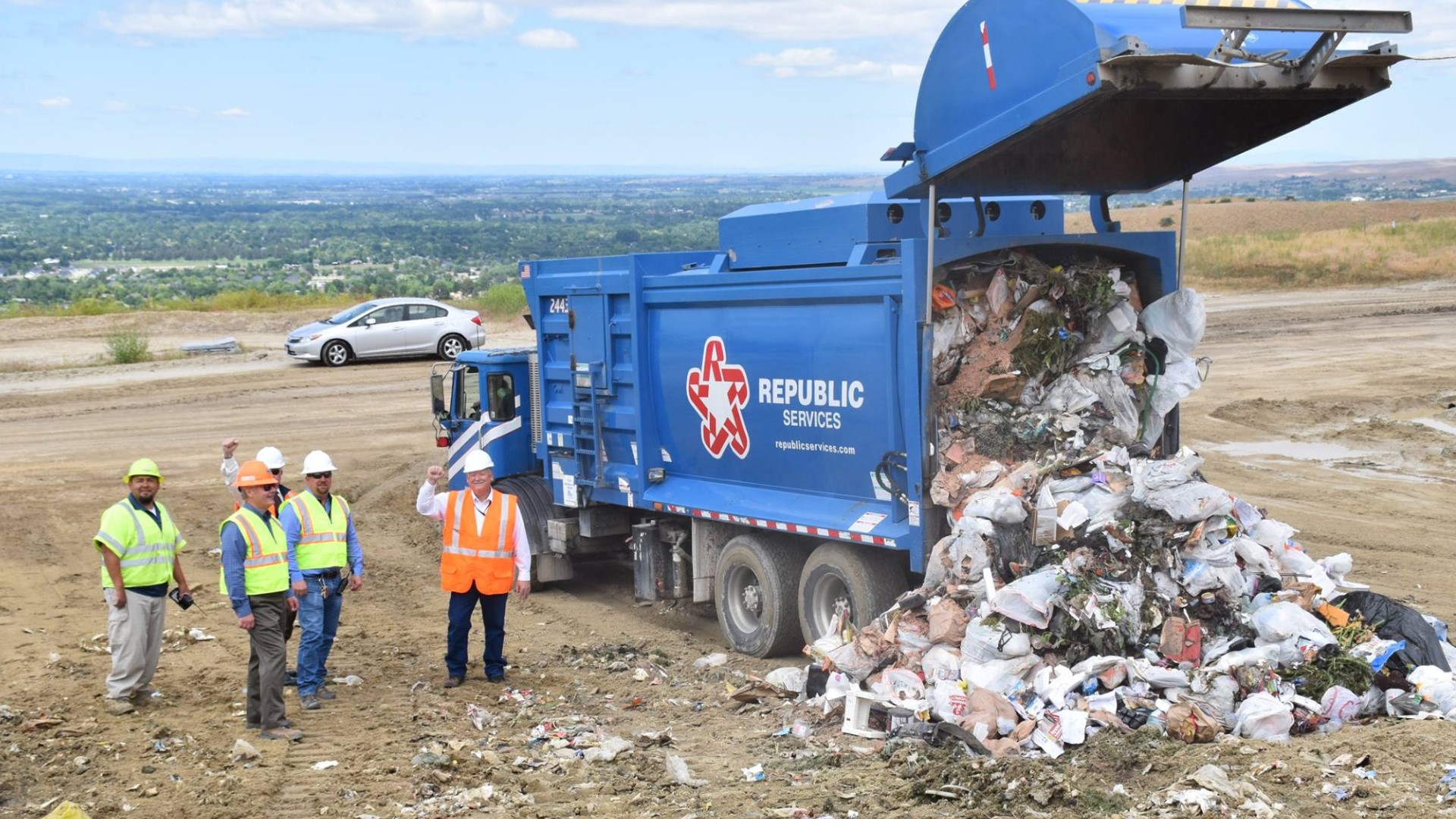 After trash goes uncollected in Ada County, Republic Services flies in drivers to fill gap