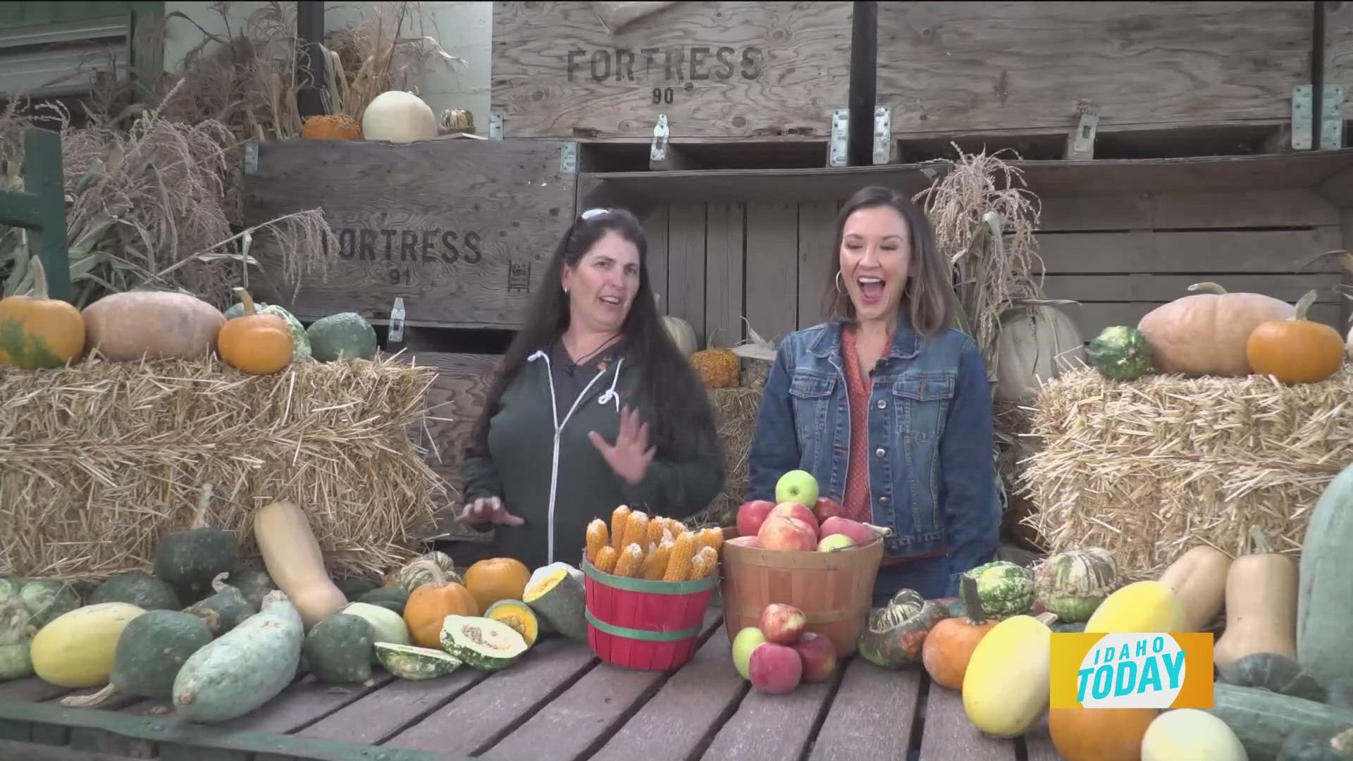 Agriculture expert, Gina, visits with Idaho Today’s Mellisa Paul about using gourds, pumpkins, corn and squash as home decorations that double as meals weeks later!