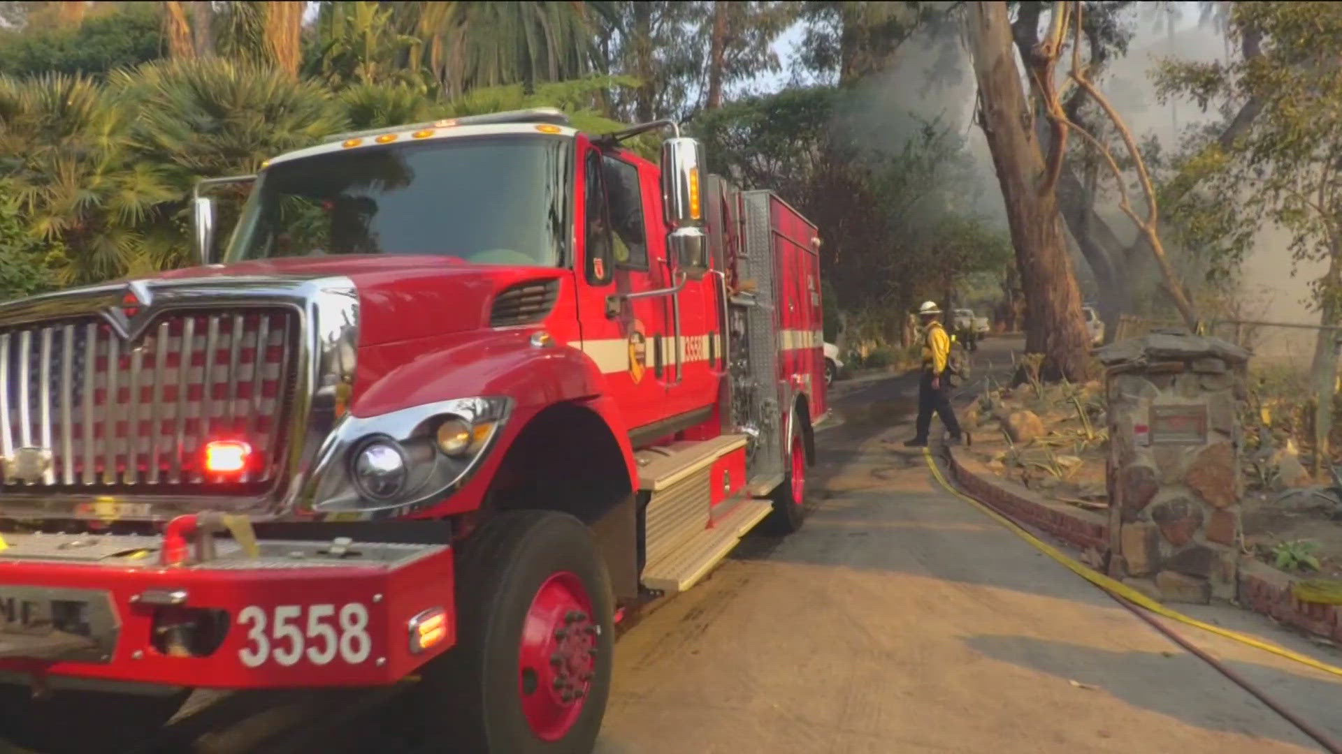 The fire has burned 2700 acres as of Wednesday, and started near Pepperdine University. 