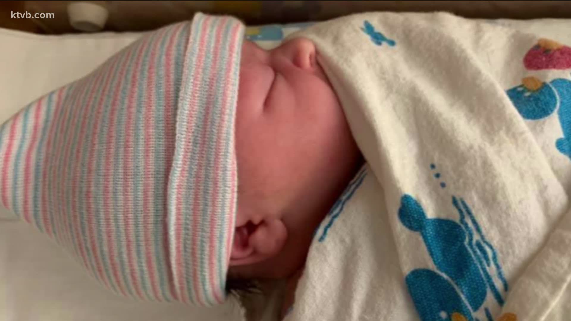 The newest addition to the KTVB family arrived on Monday.
