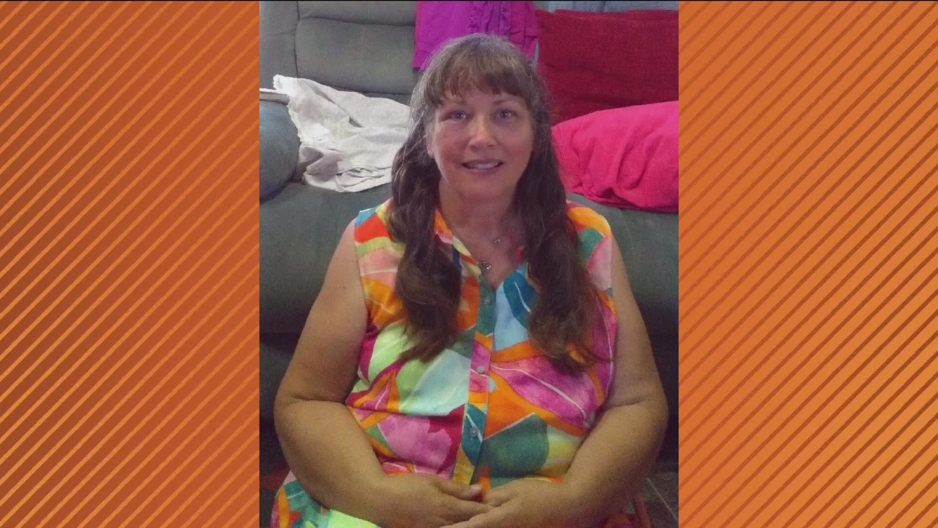 Kathy Jo Jones's family reported her vehicle had been found out of gas and believes she was unable to find relief from the extreme heat.