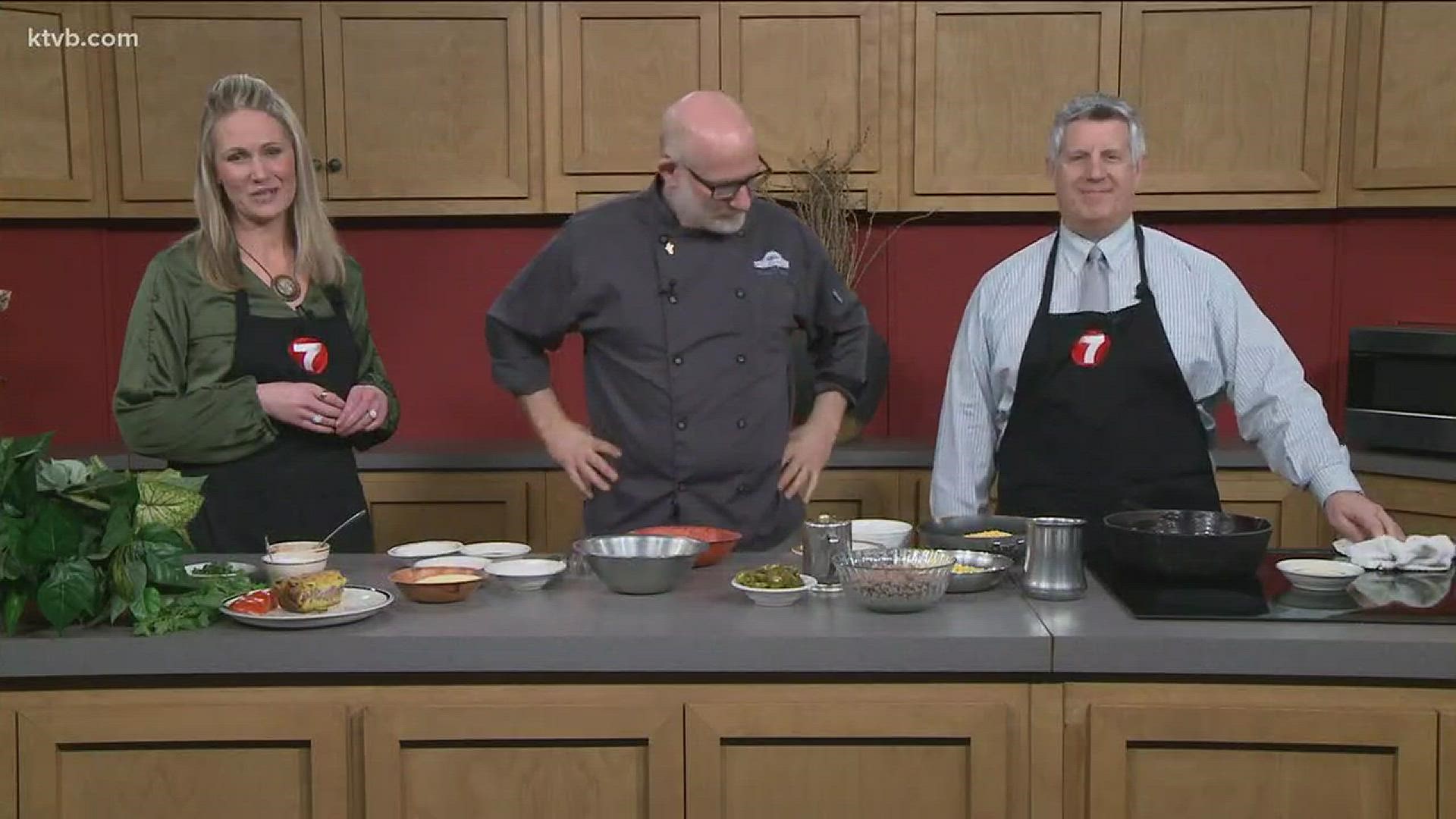 Chef Lou joins the Saturday Morning News to share his beefy jalapeno cornbread recipe