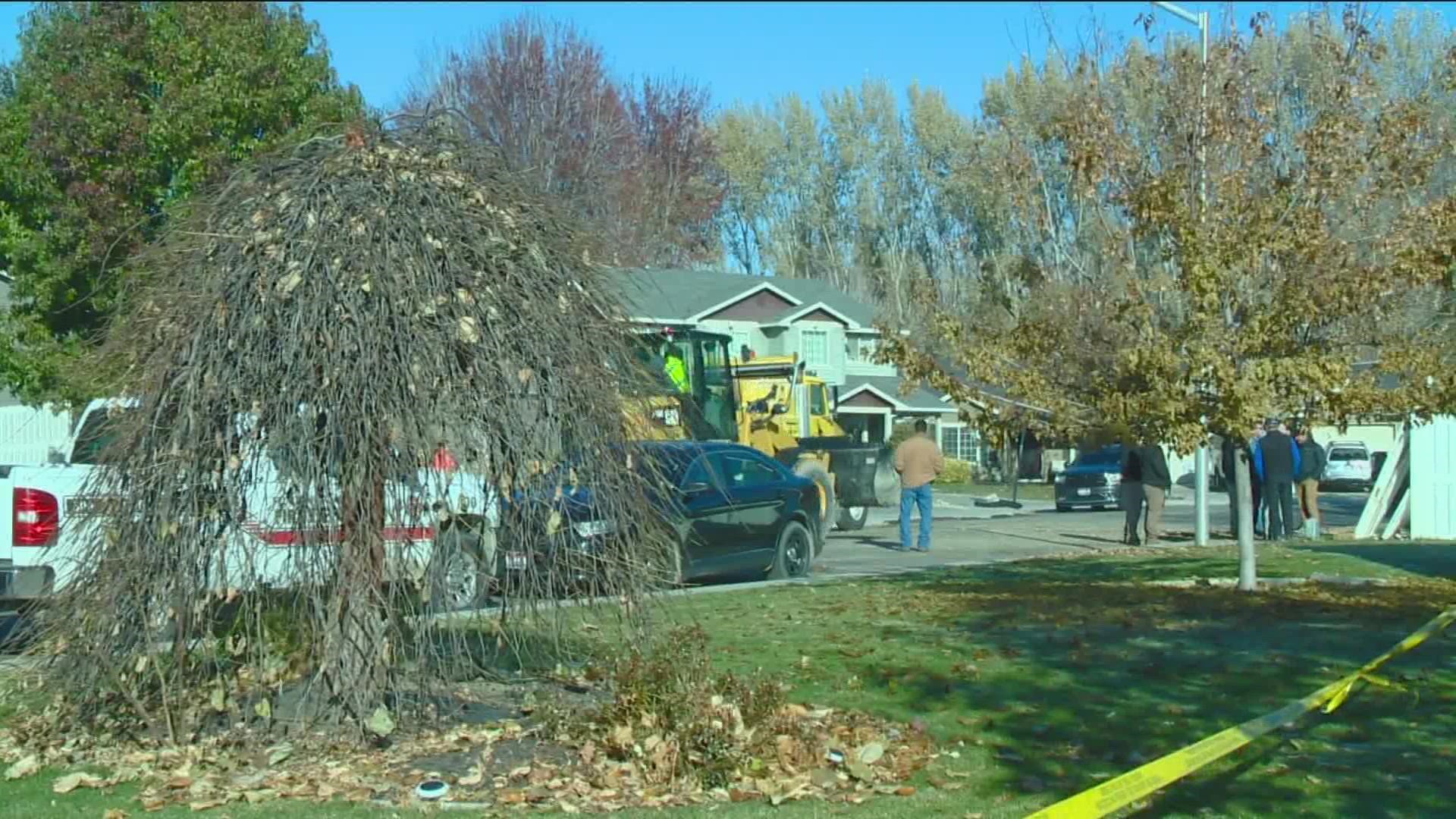 Fruitland Police Chief J.D. Huff told KTVB search crews finished processing the entire home and yard off Redwing Street Wednesday.