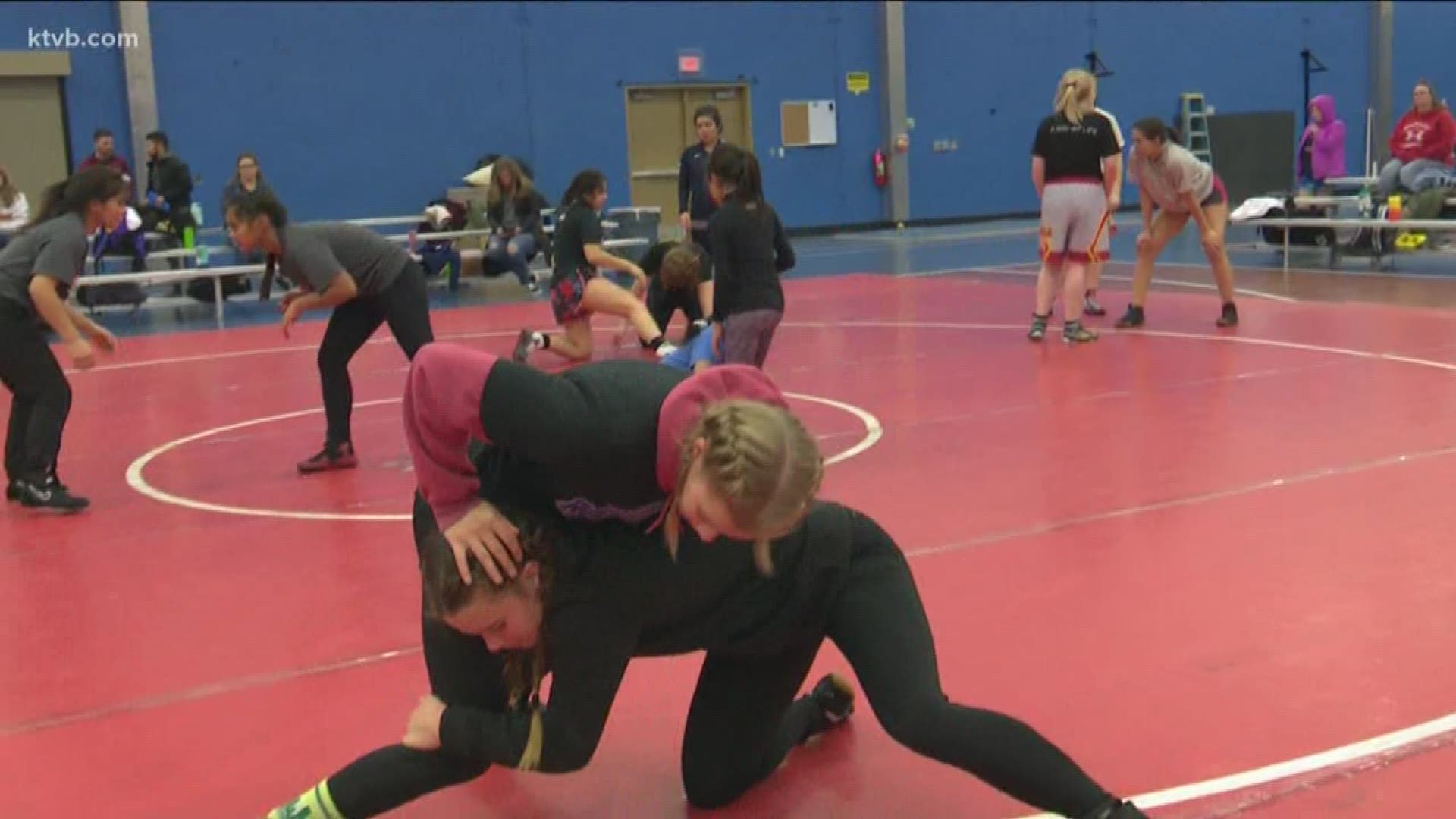 Northwest Nazarene University in Nampa is hosting an all-girls wrestling tournament this weekend.