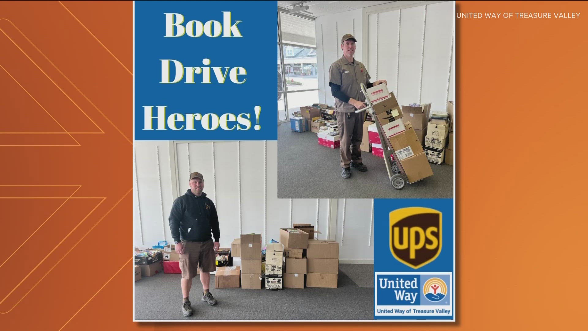 The drive gets books into the hands of children who need them, and it couldn't happen without the UPS team.