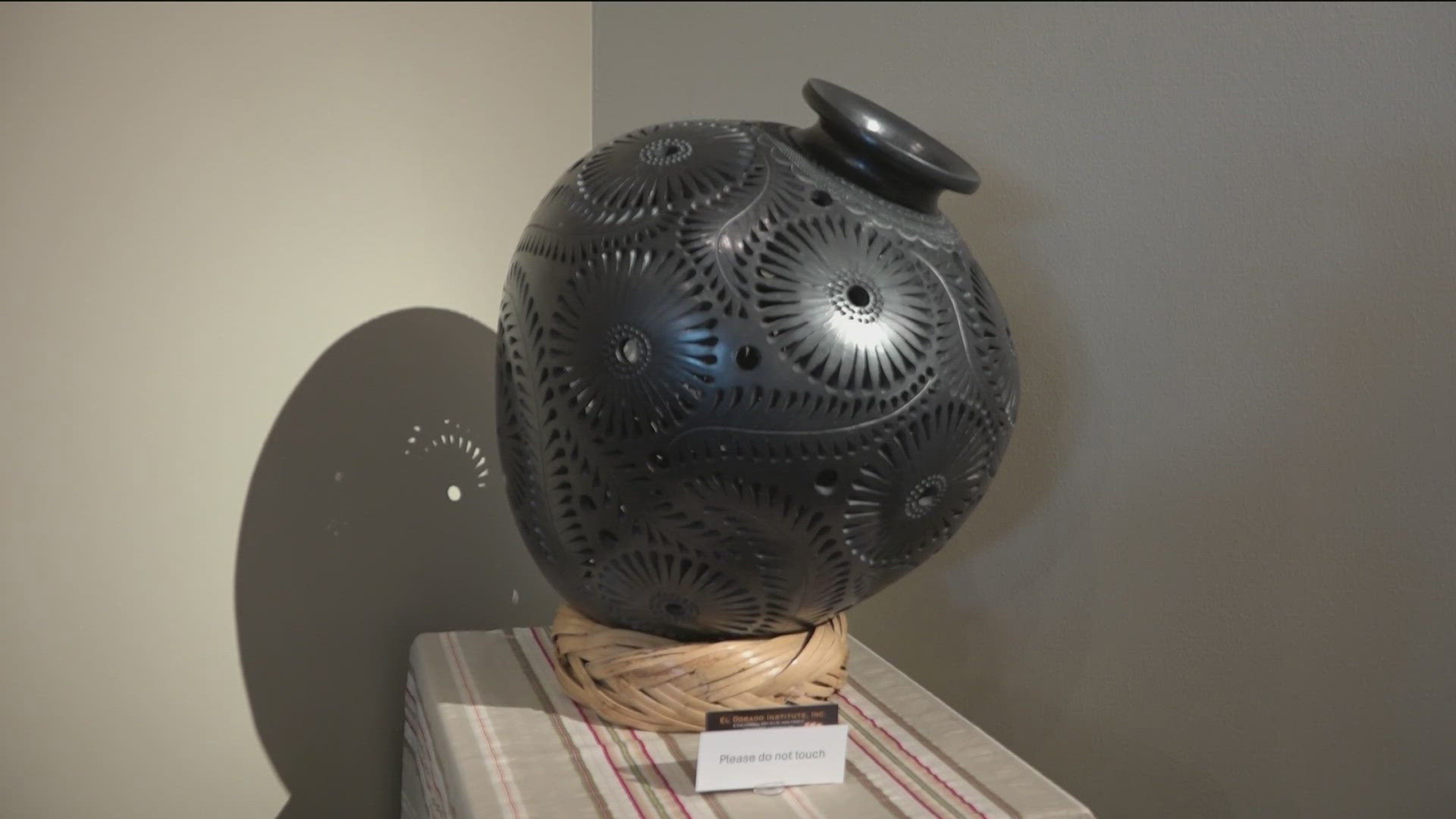 Idaho Hispanic Community Center displays Native American and indigenous Mexican cultural items, including Oaxacan pottery, through October.