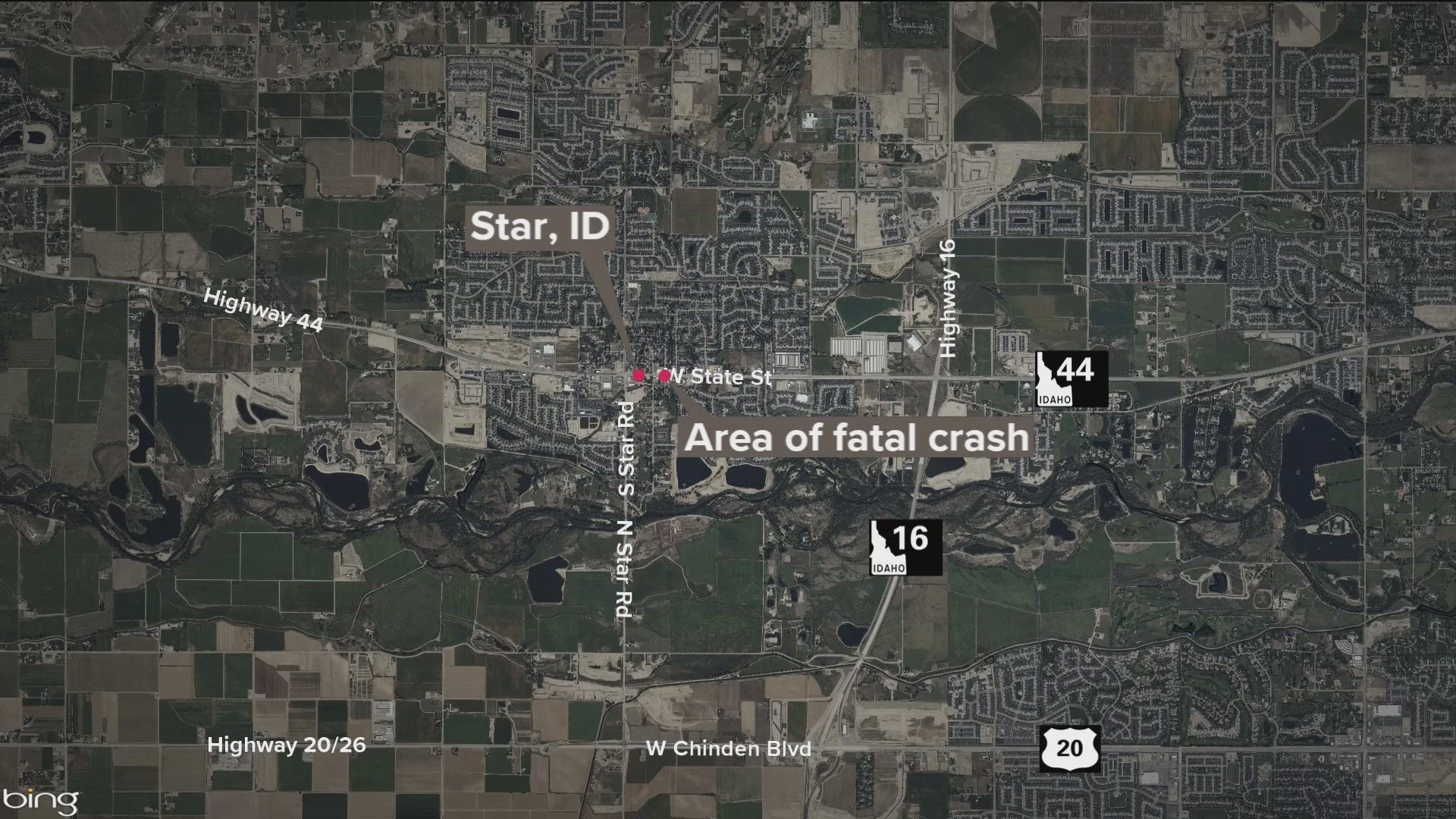 The Ada County Coroner's Office on Wednesday identified the 56-year-old who died following a collision between a motorcycle and passenger car Monday in Star.