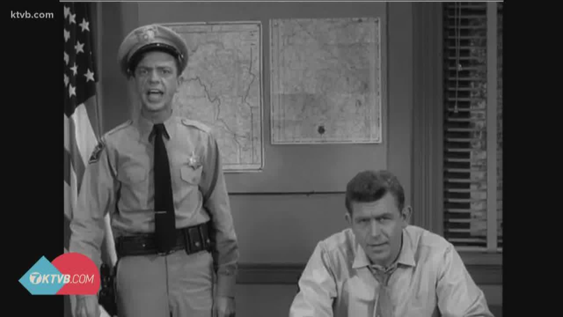 If you are a fan of the Andy Griffith TV show you may have noticed something a little off in season one. A map on the wall in Andy's office shows Idaho upside down.