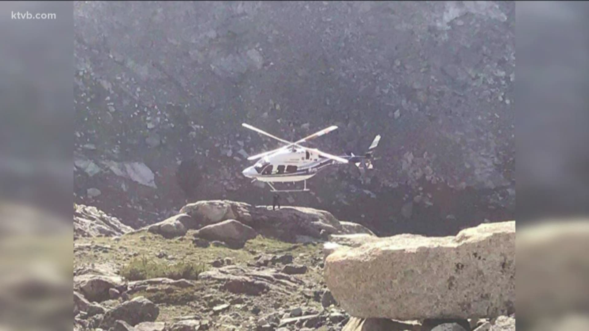 A St. Luke's crew pulled off a daring mountainside rescue in the Magic Valley on Thursday and got an injured hiker to safety. The hiker had fallen 40 feet down a cliff in a remote part of a central Idaho mountainside and the steep terrain made it impossible for the helicopter to safely land.