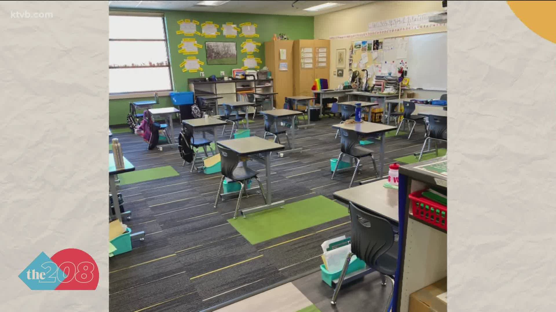 The district will use a phased-in approach to getting students back in the classroom.