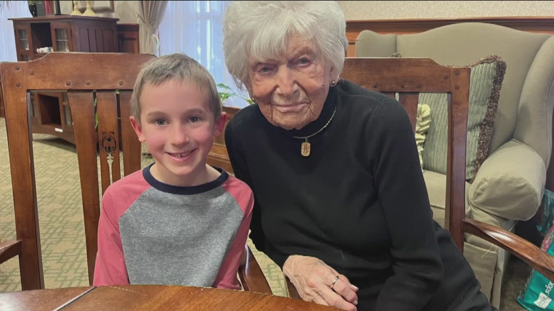A 100-year-old woman and a 6-year-old boy have become the best of friends. WJAR's Sam Read has the heartwarming story.
