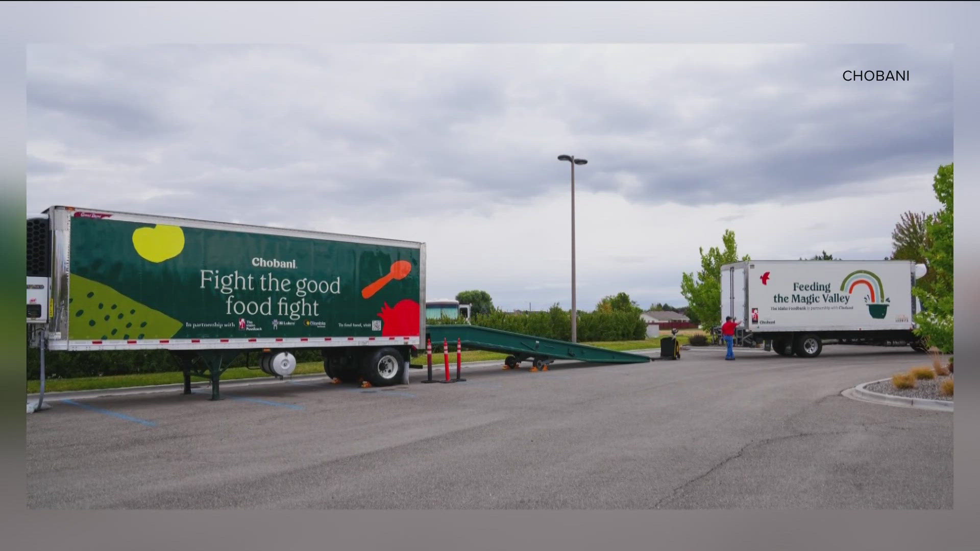 The 28-foot refrigerated trailer hopes to provide 2,500 healthy meals for families in the Magic Valley each week.