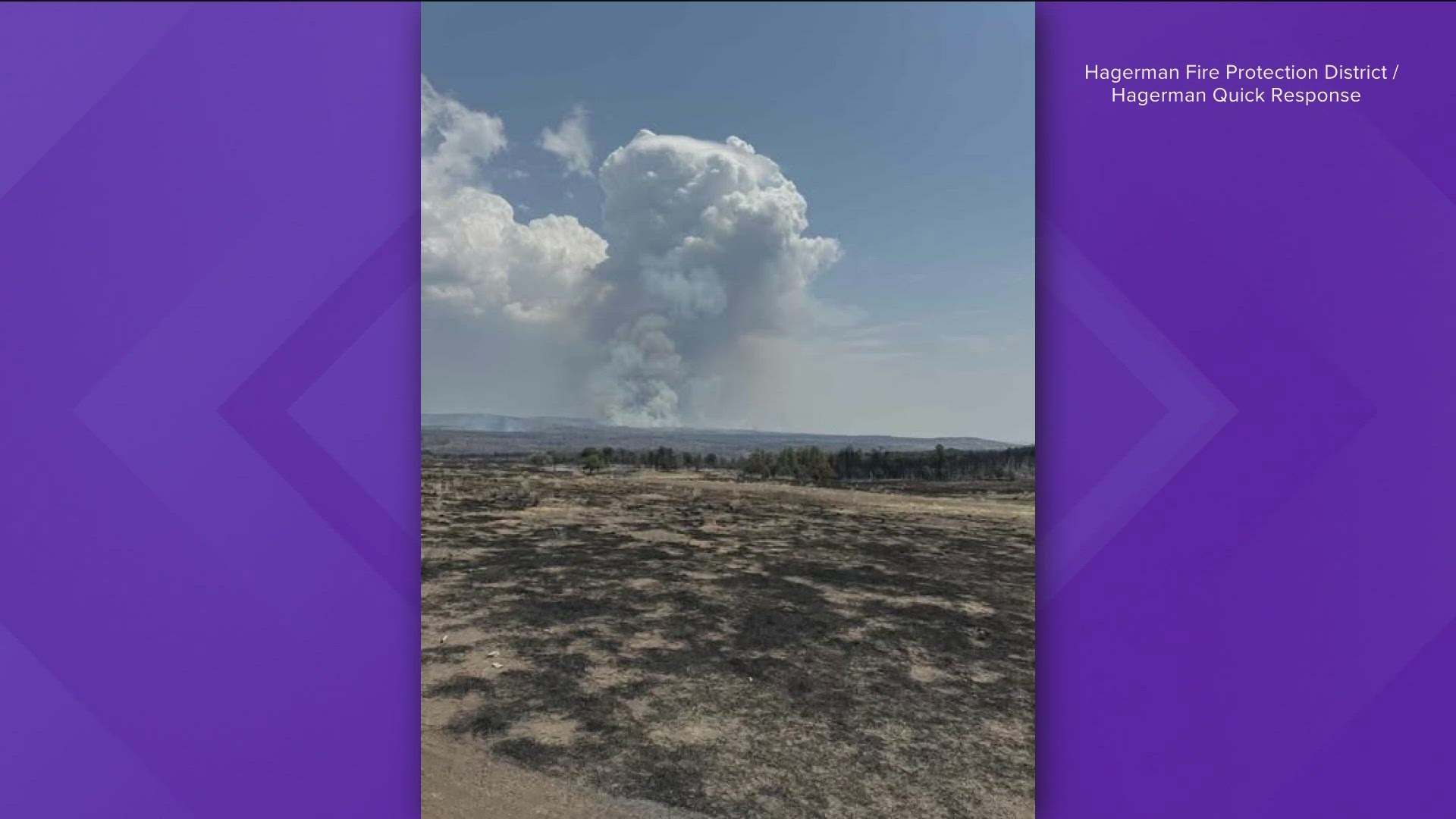 Crews are helping battle the Deer Creek Fire, which is burning on the border of Utah and Colorado. The fire has burned nearly 15,000 acres. 