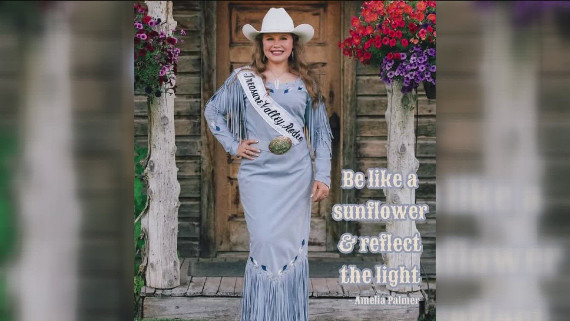 "Be like a sunflower and reflect the light,” Amelia was known to say. Her Idaho community is remembering her with blue and white ribbons.