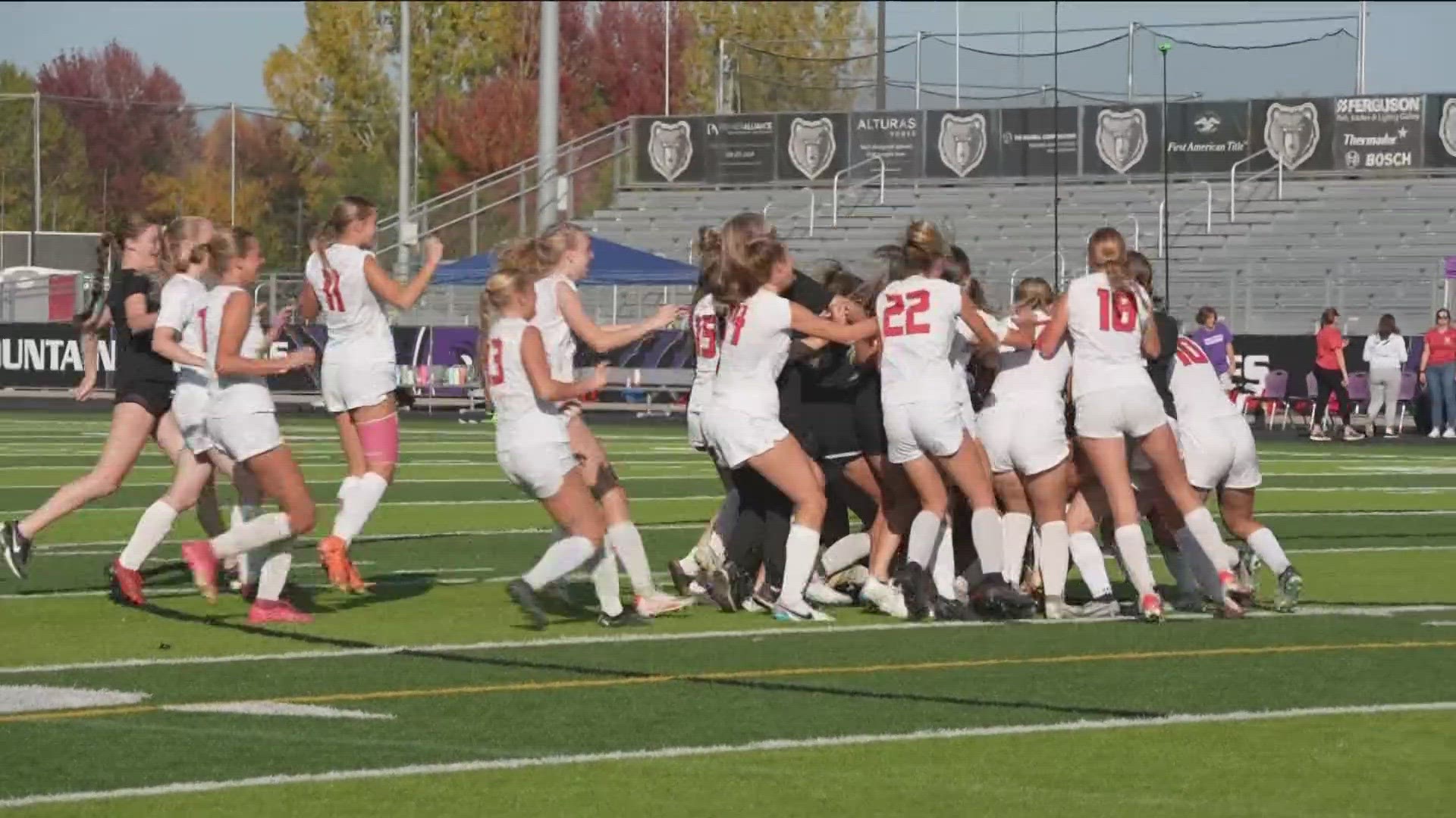 The Storm (16-4-1) captured their first-ever 5A girls soccer state championship Saturday with a 3-2 win in penalty-kick shootout against Boise (17-1-1).