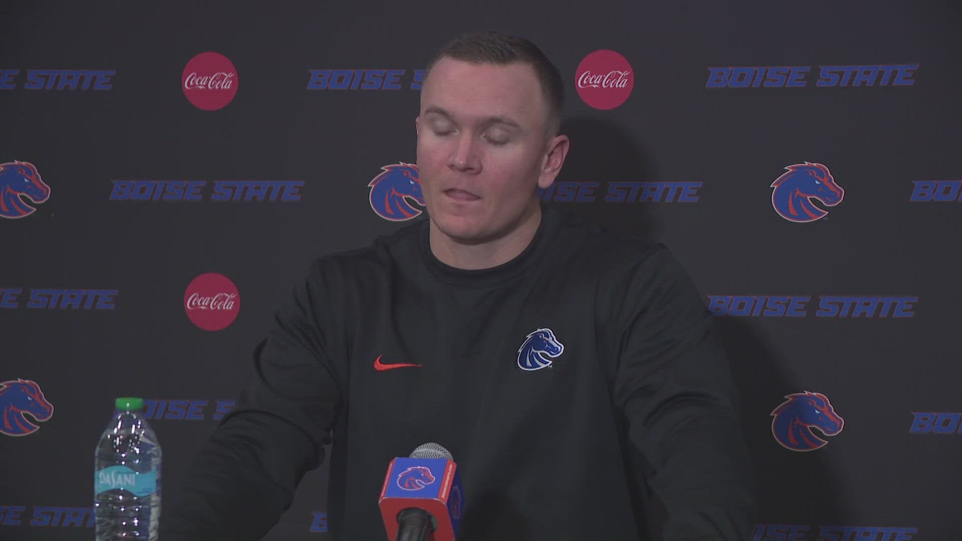 Head football coach Danielson is excited for the opportunity to gain another victory. Boise State football is currently 10-1. 