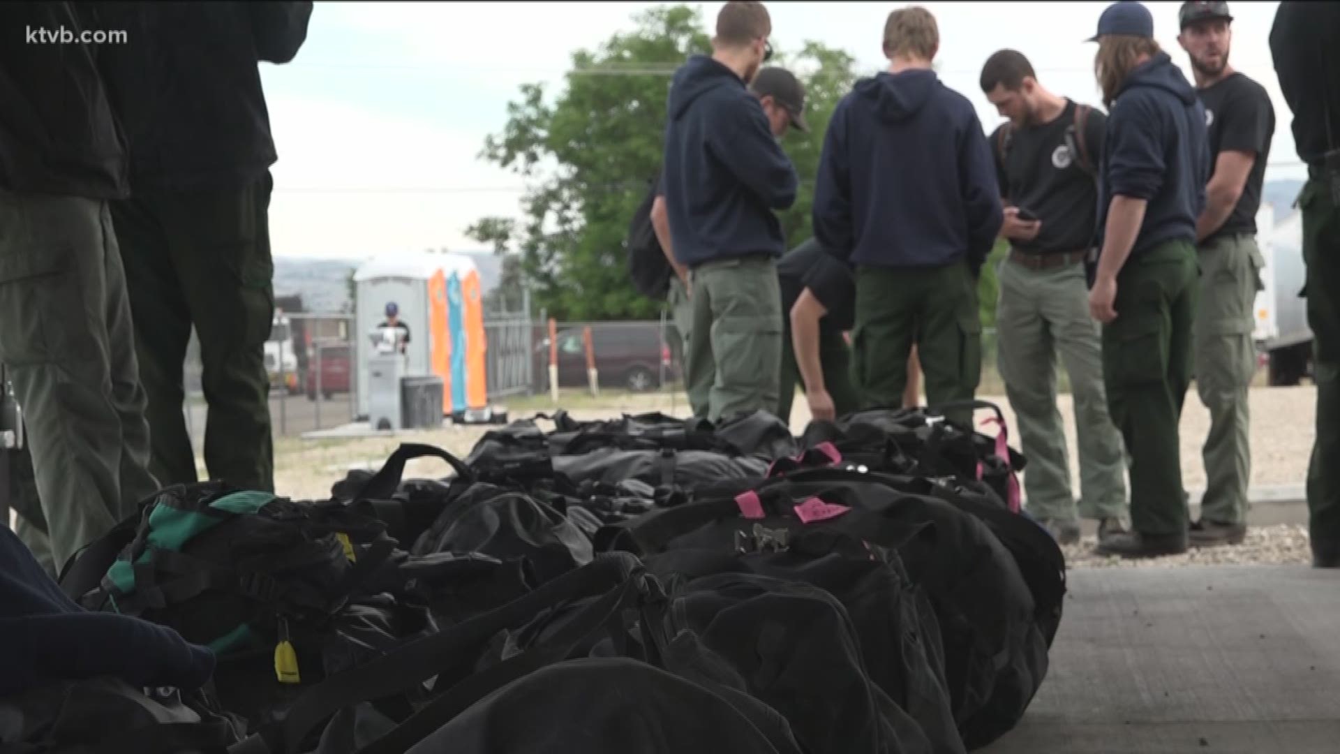 A group of firefighters from Idaho is bound for Alaska.