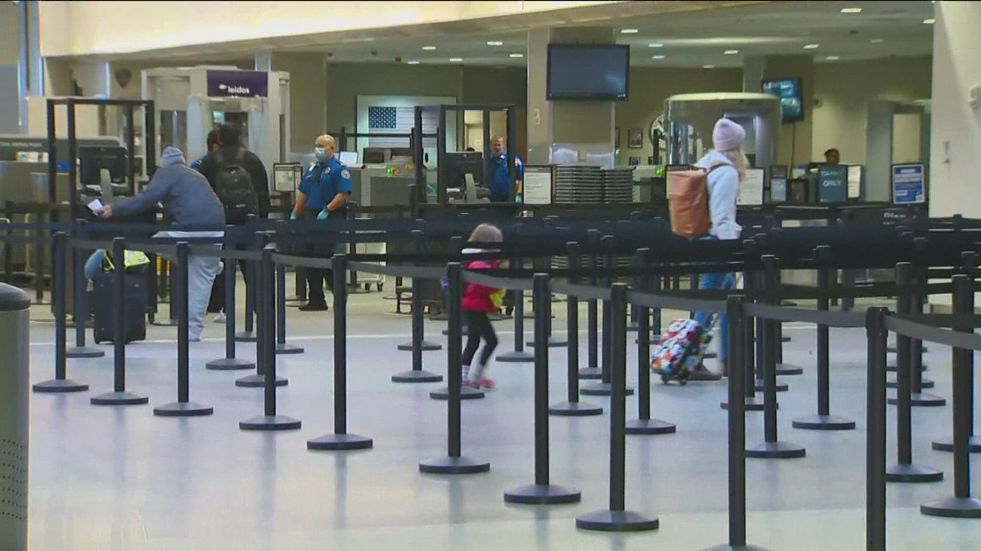 The airport has just added another security checkpoint lane and more than 300 economy parking spaces. Still, travelers are urged to arrive early.