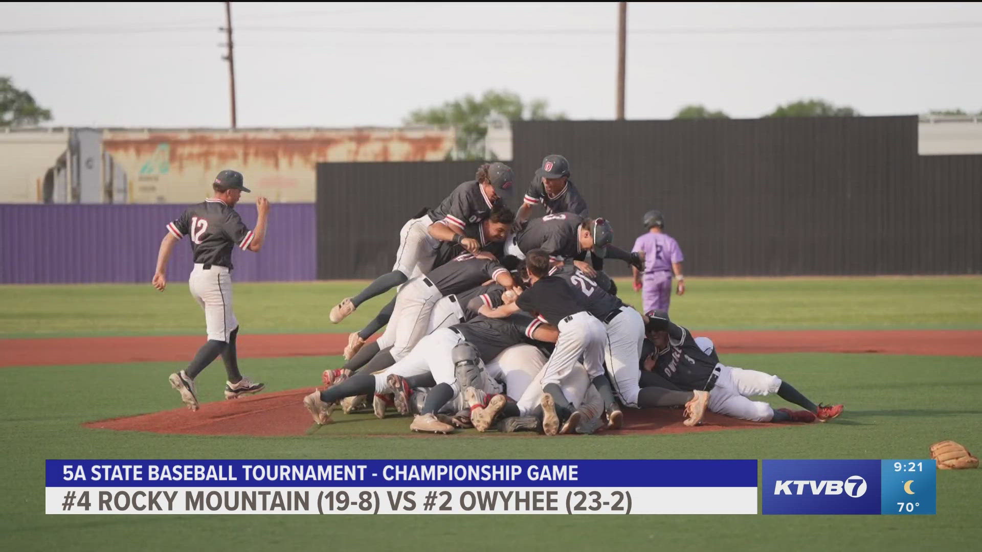 The Storm secured their third-straight state title in three years as a program on Saturday with a 5-4 win over the Grizzlies in the 5A championship game.