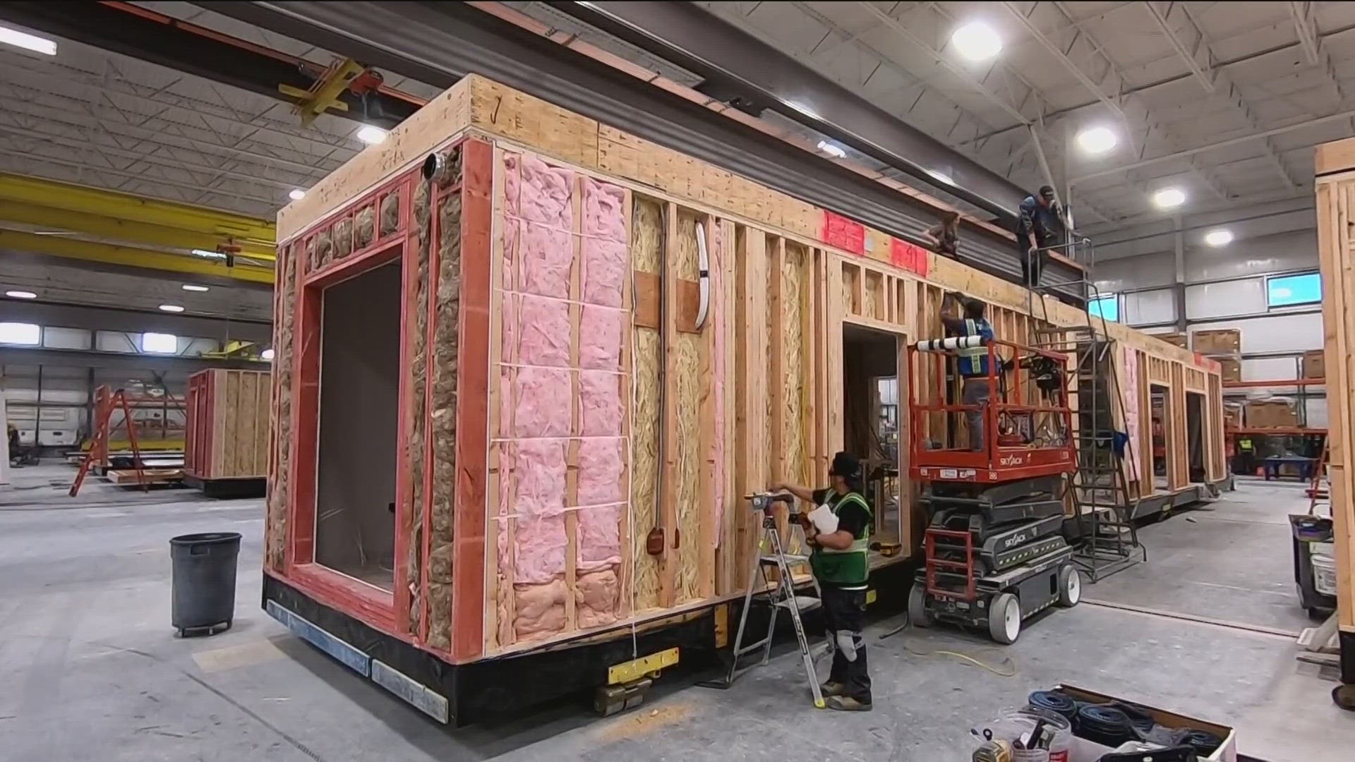 Autovol CEO Rick Murdock said that the construction of modular buildings takes less time.