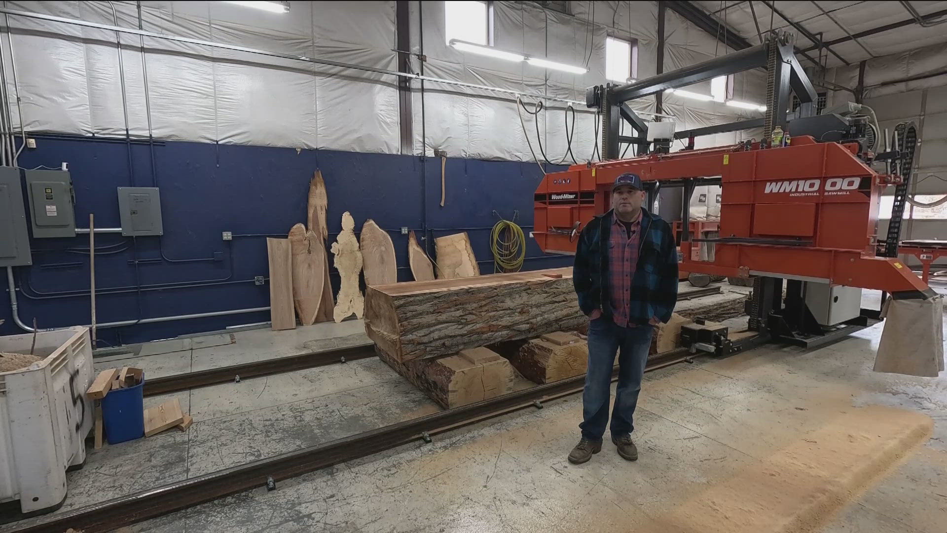 Boise's Zane Everman turns recycled trees into handcrafted furniture, saving them from landfills and giving them new life.