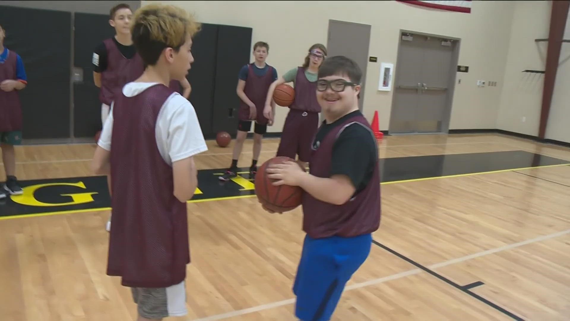 Something really special happened at a recent middle school basketball game between Vale and Vision Charter School. Player Nathanael Rozsa had the game of his life!