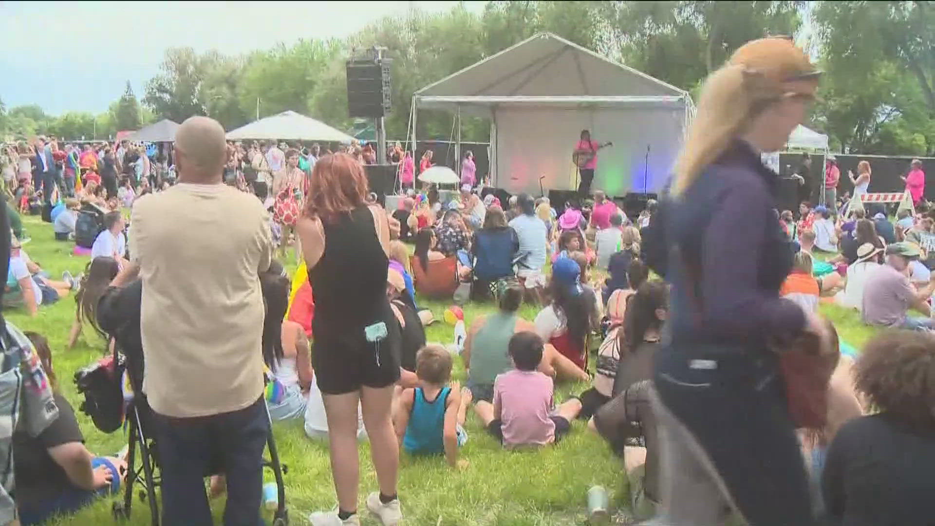 Festival organizer Tom Wheeler said there were easily 2,000 attendees that showed up to the pride event in Nampa on Sunday, despite some community pushback.