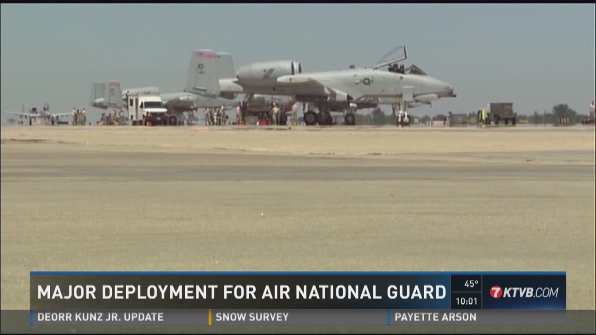 Major deployment for Air National Guard.