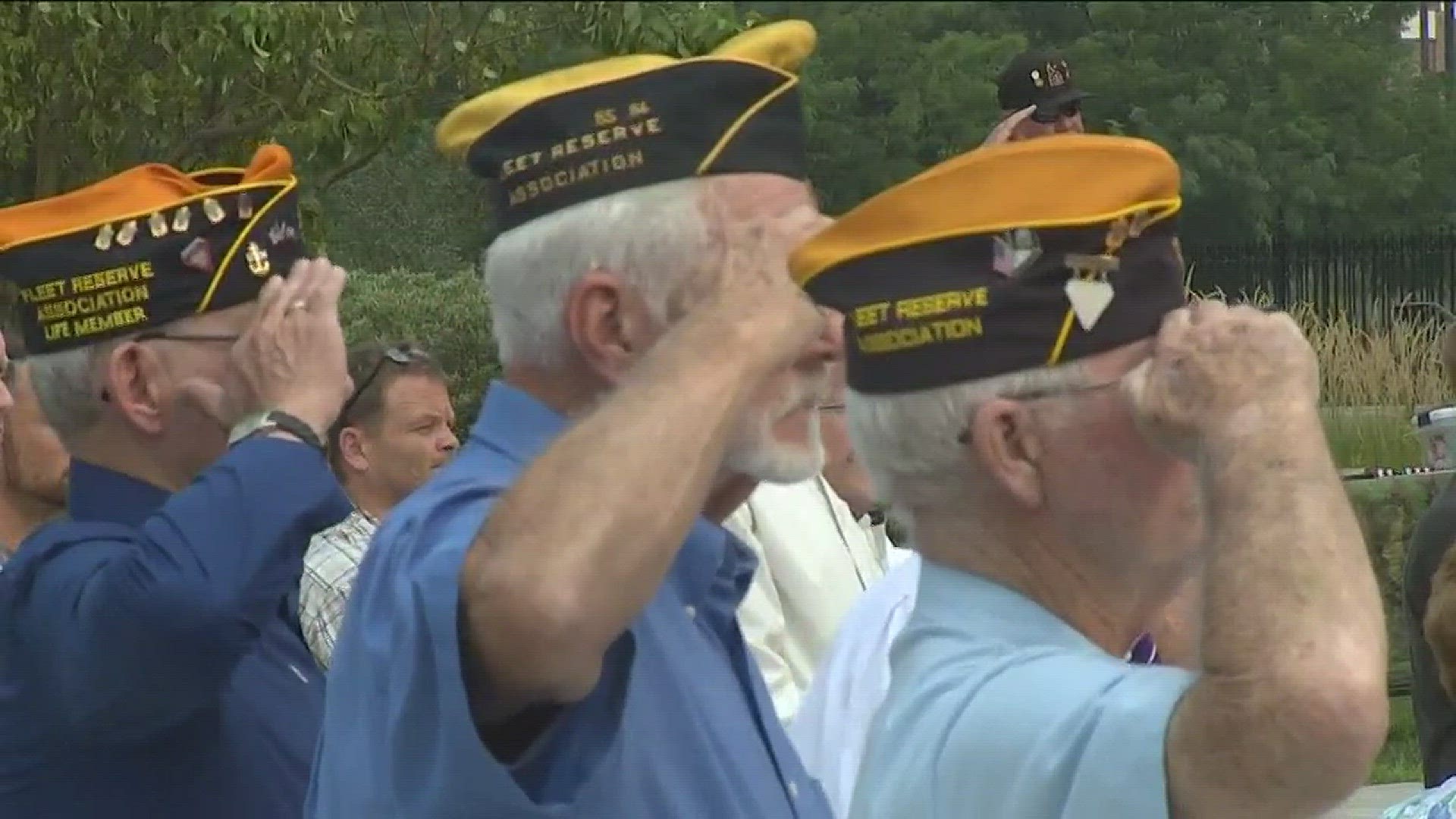 Idaho veterans who have received the Purple Heart over the years were honored at the Statehouse Monday morning.