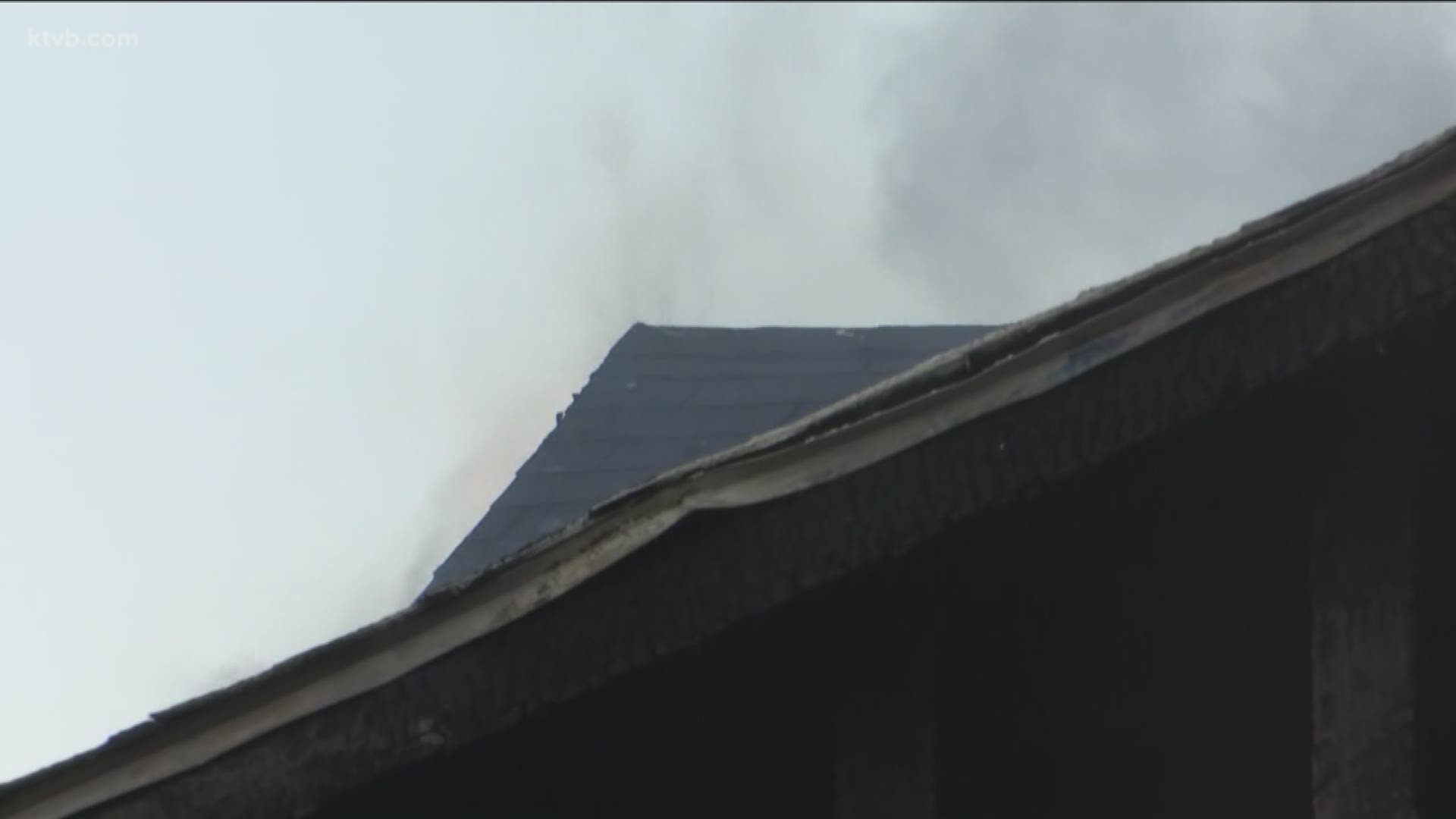 Firefighters had to return to a Nampa home hours after they put out an extensive fire.
