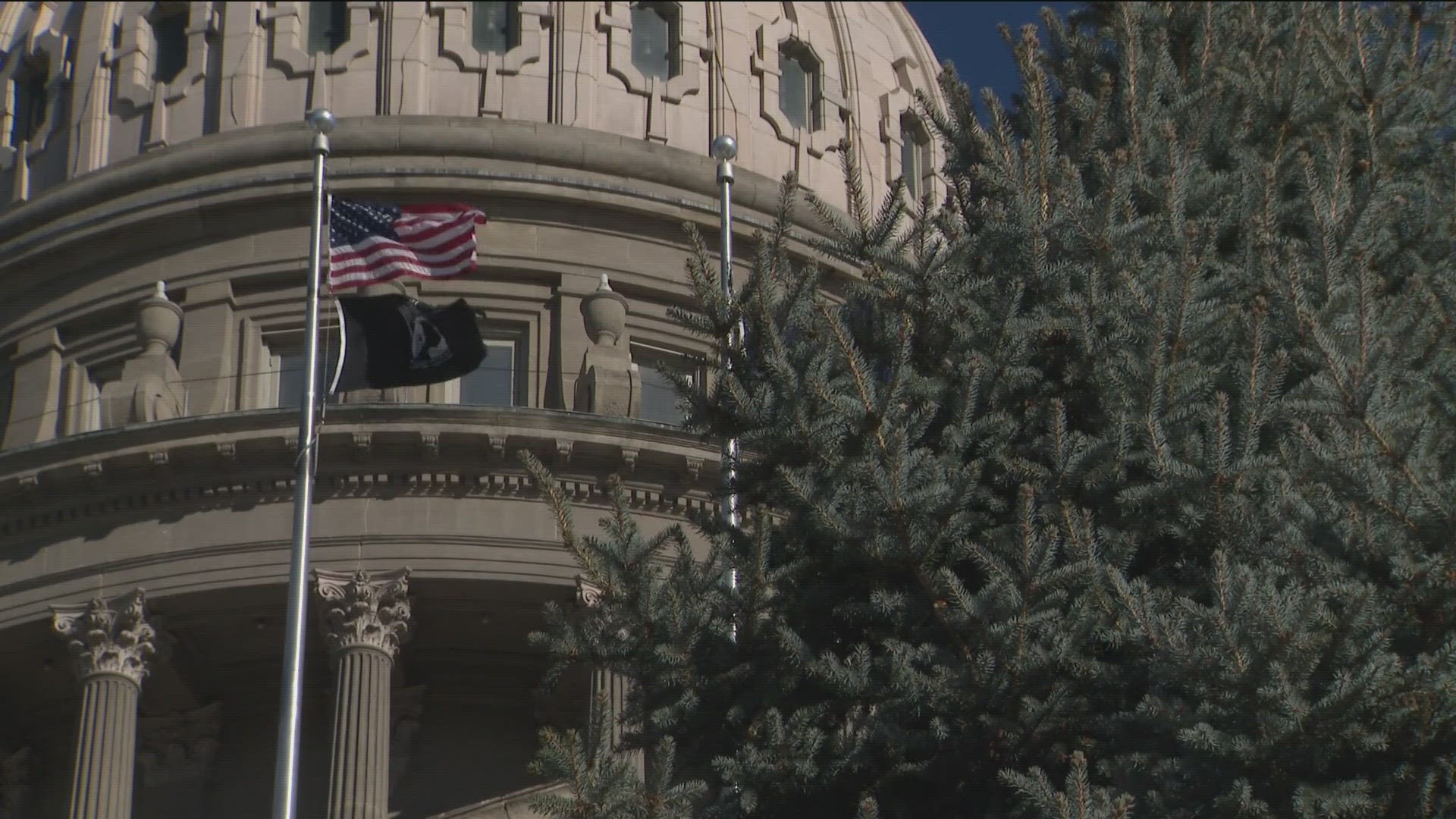 Idaho Gov. Brad Little will light the tree at roughly 6:45 p.m. Thursday. The celebration begins at 5:30 p.m. and includes a visit from Santa.