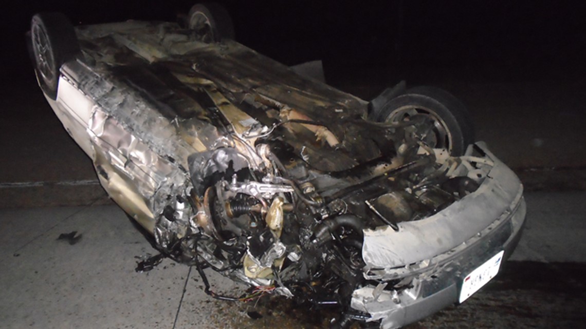 Caldwell man injured in I84 rollover crash