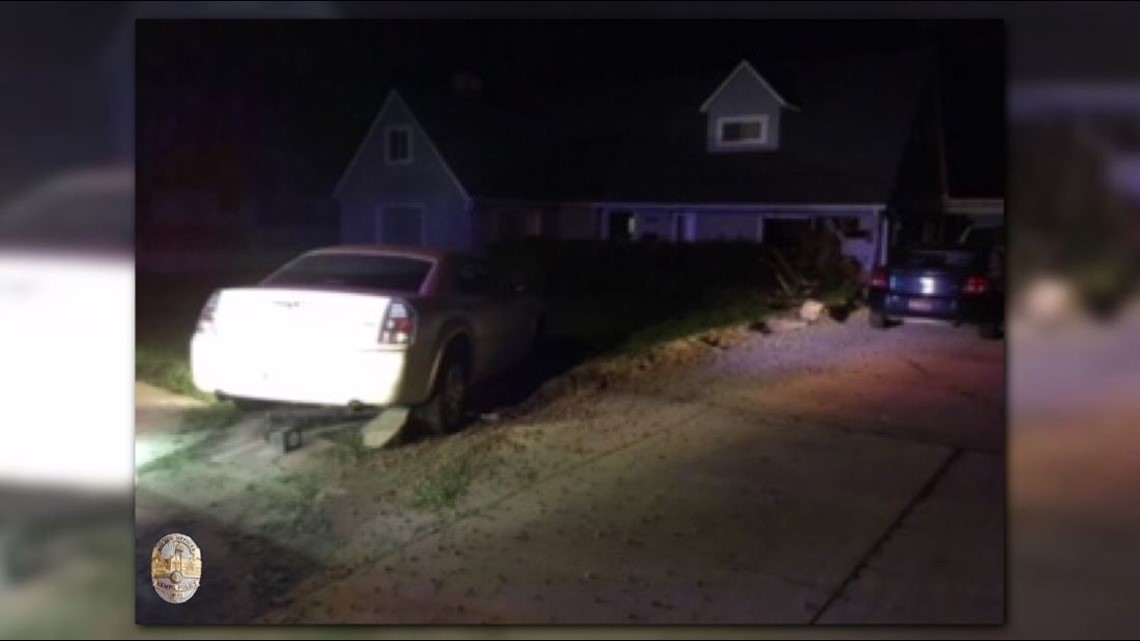 Driver arrested after earlymorning crash into Nampa house
