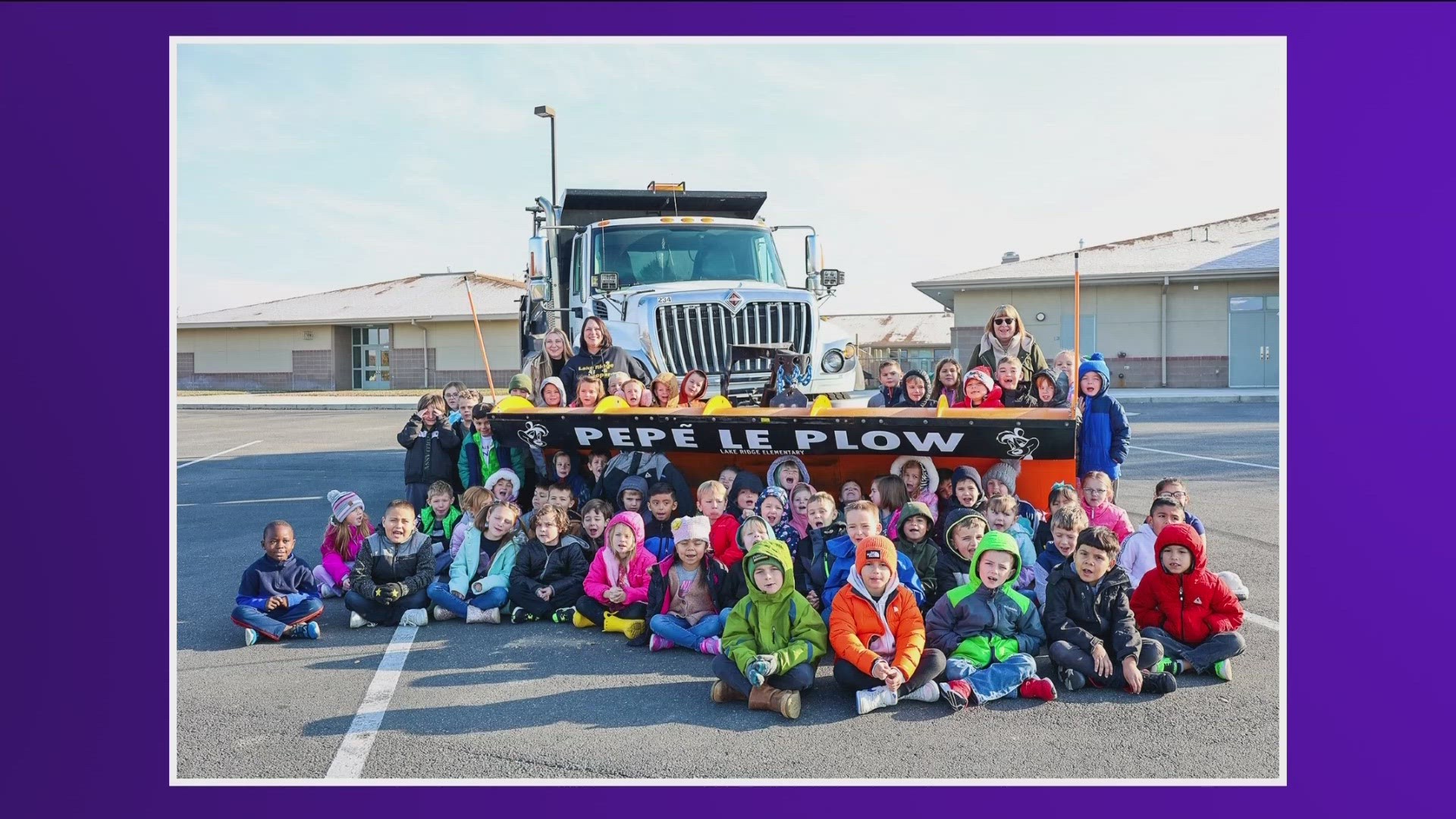 Nampa elementary school students got creative this year, coming up with names like "Pepe Le Plow" and "Baby Snowda."