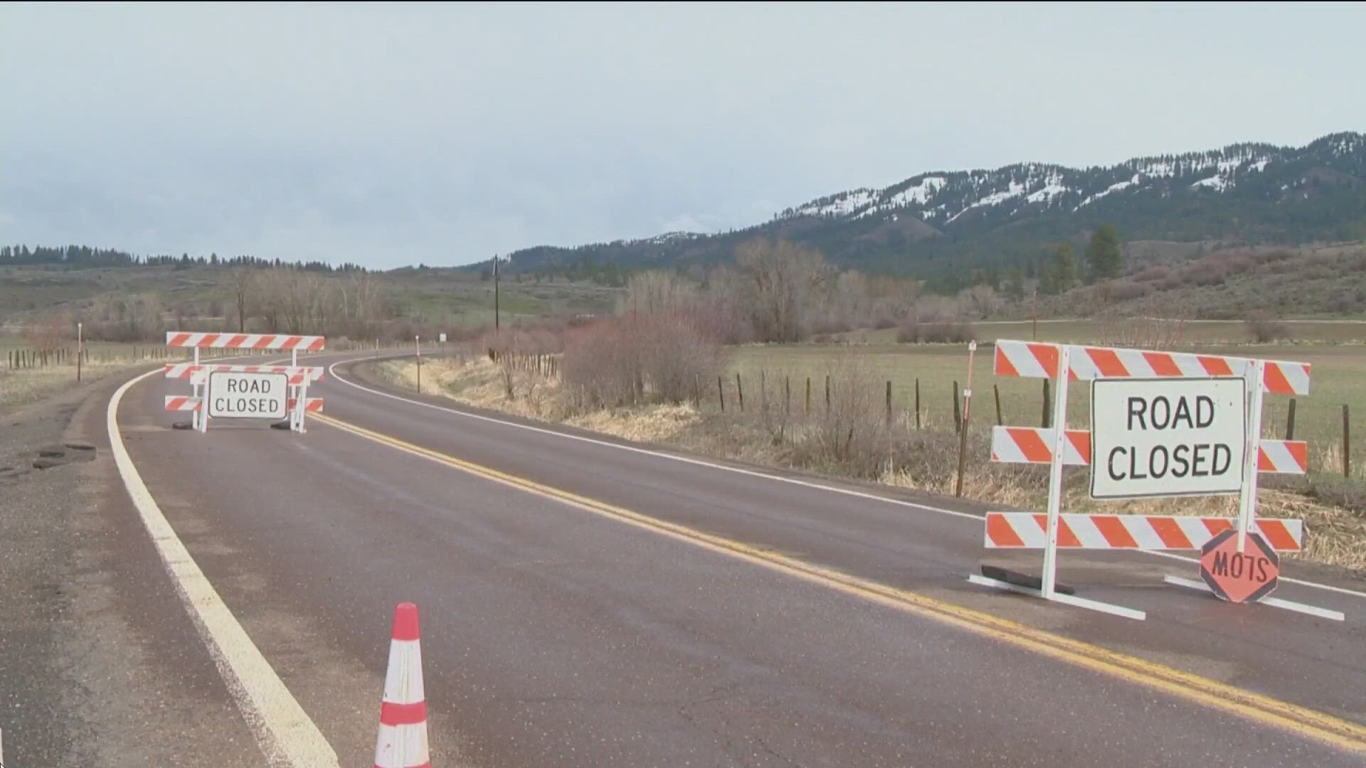 After a landslide took out a section of the highway, Idaho Transportation Department is reopening U.S. 95.