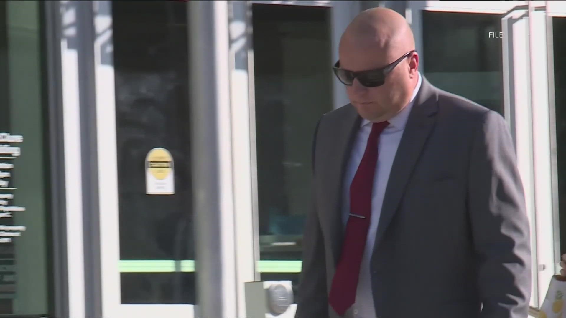 Former Caldwell police officer, Joseph Hoadley, who was sentenced to federal prison in February, has filed to appeal the judgement.