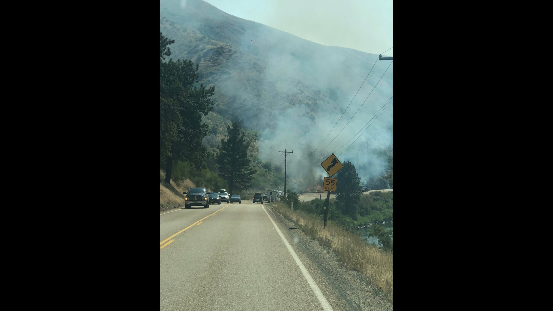 Highway 55 reopens as crews continue to battle brush fire | ktvb.com