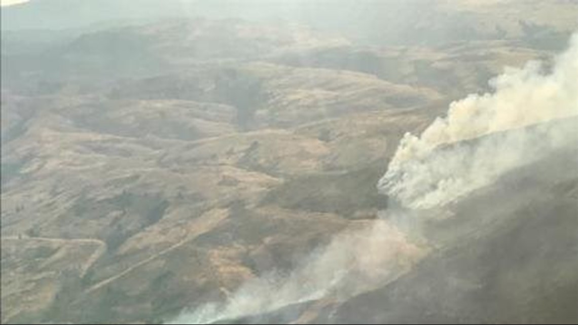 Firefighters battle weather, terrain as Mesa Fire grows to nearly