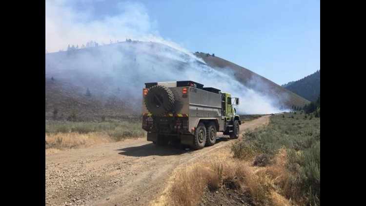 Central Idaho Wildfire Enters Sawtooth National Forest 8404