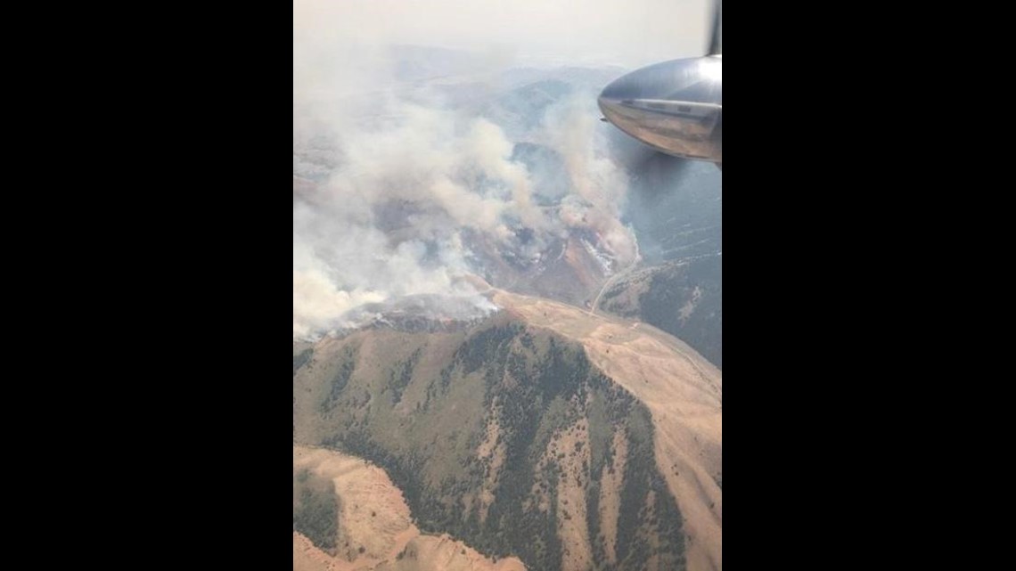 Central Idaho Wildfire Enters Sawtooth National Forest 5379