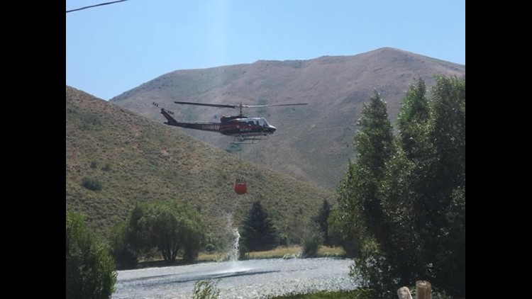 Central Idaho Wildfire Enters Sawtooth National Forest 2861