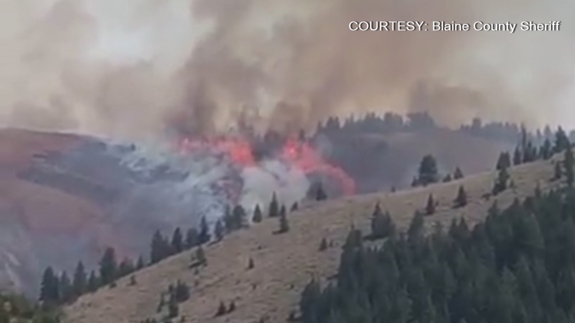 Central Idaho Wildfire Enters Sawtooth National Forest 8146