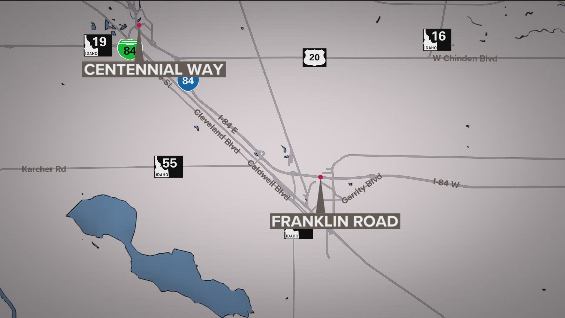 ITD stated that over the next two weeks, it will shift traffic to only use eastbound I-84 lanes between Centennial Way and Franklin Road interchanges.