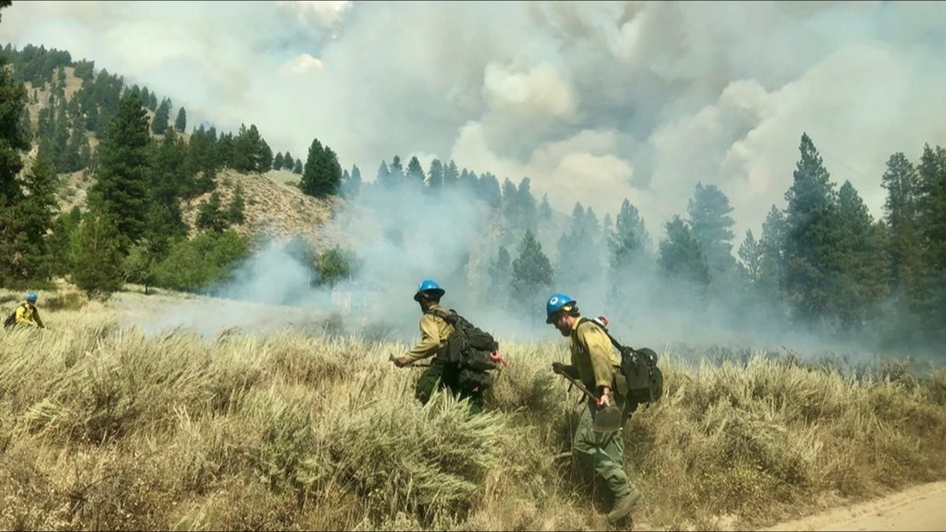 Wildfire in Boise County's Grandjean area destroys four cabins